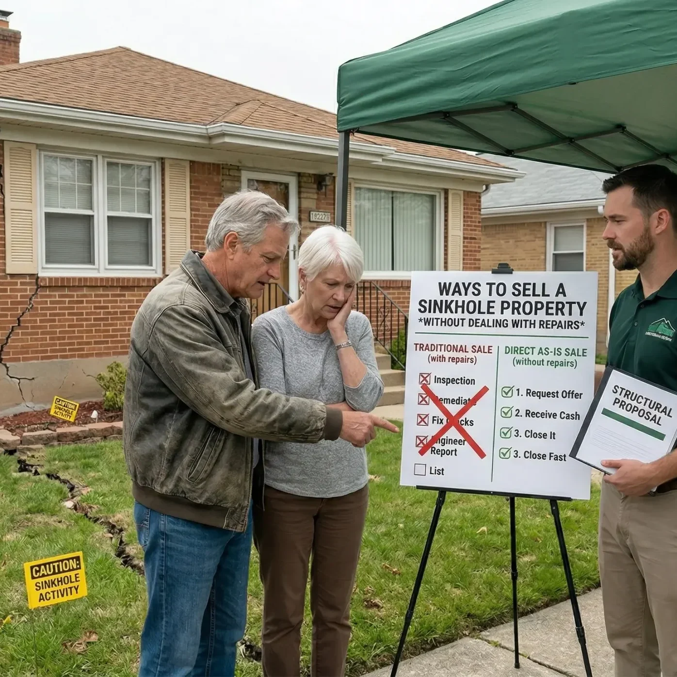 Ways to Sell a Sinkhole Property