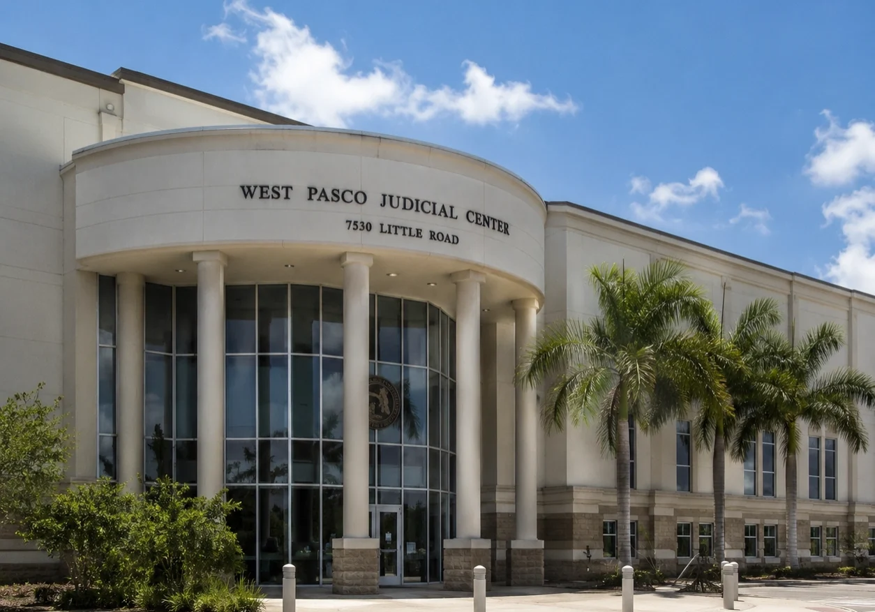 West Pasco Judicial Center 7530 Little Road New Port Richey FL 34654 probate Judge Kimberly Sharpe Byrd